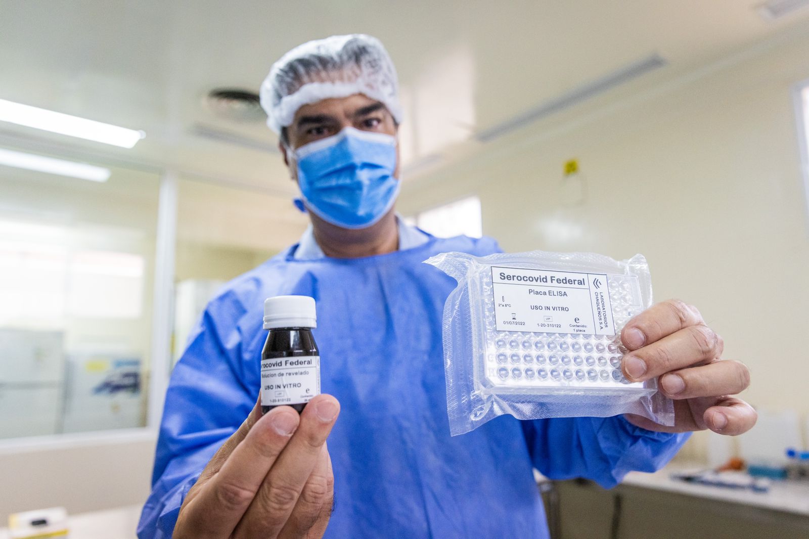 CHACO PRODUCE LOS PRIMEROS TEST SEROLÓGICOS DEL PAÍS PARA DETECTAR ANTICUERPOS DE COVID