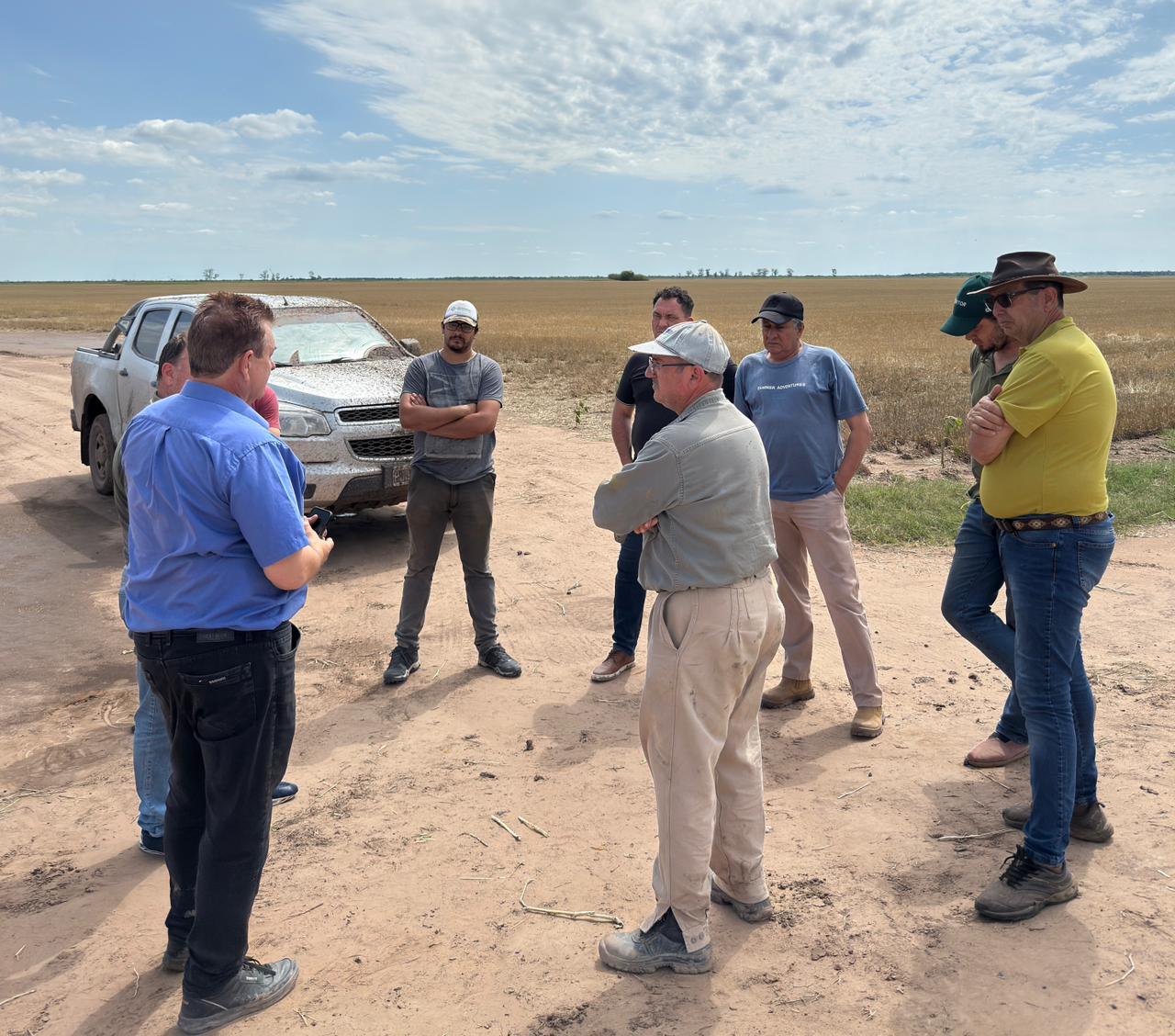EL MINISTERIO DE LA PRODUCCIÓN RELEVÓ LOS DAÑOS POR LA TORMENTA EN HERMOSO CAMPO Y EN MESÓN DE FIERRO