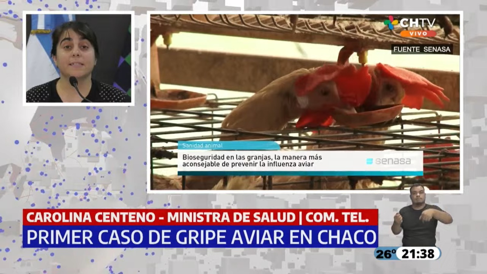 *EL SENASA CONFIRMÓ EL PRIMER CASO DE INFLUENZA AVIAR EN EL CHACO*