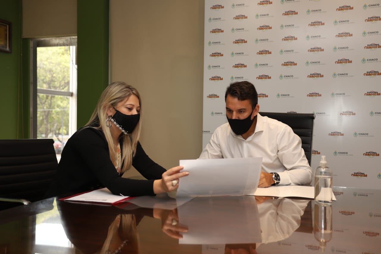 LOTERÍA CHAQUEÑA FIRMÓ CONVENIO CON GANCEDO PARA LA CONSTRUCCIÓN DE UN COMPLEJO RECREATIVO