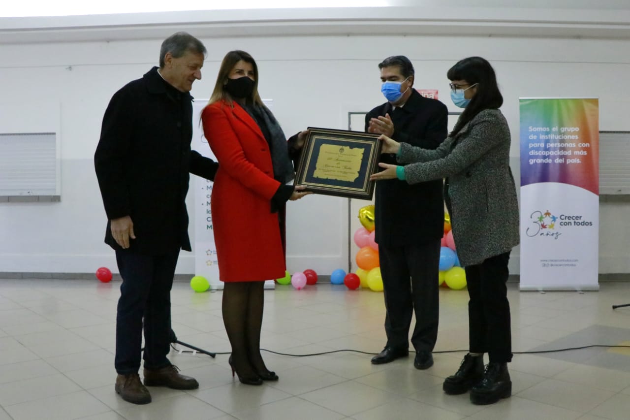 *EN EL DÍA NACIONAL DE LA EDUCACIÓN ESPECIAL, CAPITANICH ENCABEZÓ EL ACTO POR EL 30 ANIVERSARIO DE CRECER CON TODOS*
