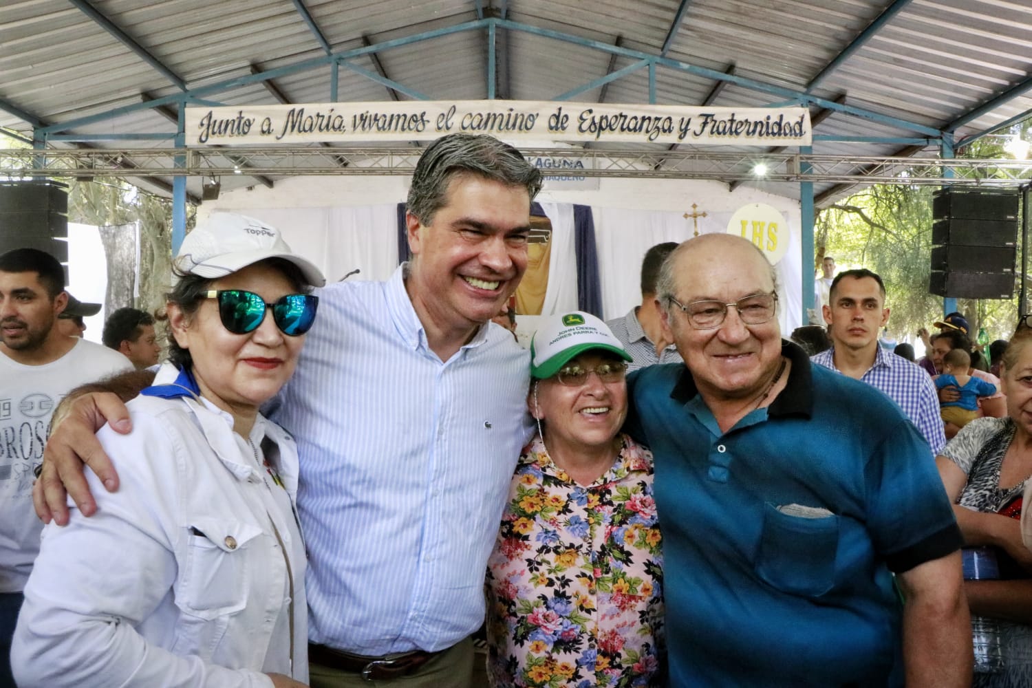 *EN EL DÍA DE LA VIRGEN DE LA LAGUNA, EL GOBERNADOR PARTICIPÓ DE LA MISA JUNTO A LA COMUNIDAD DE MESÓN DE FIERRO*