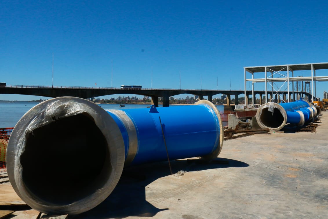 SEGUNDO ACUEDUCTO: EL GOBERNADOR AVANZA CON LA OBRA DE TOMA DE AGUA