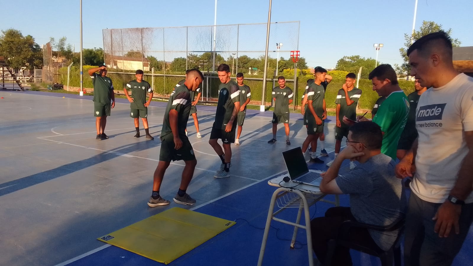 *POLIDEPORTIVO JAIME ZAPATA: CONTINÚAN LOS TESTEOS FÍSICOS PARA LOS PLANTELES DEPORTIVOS*