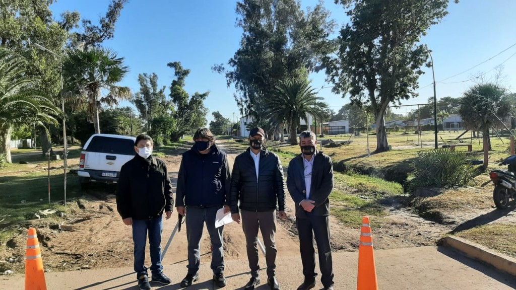 VILLA ANGELA: PAPP SUPERVISÓ LOS TRABAJOS DEL INICIO DE LA OBRA DE PAVIMENTO EN AV. ALEM