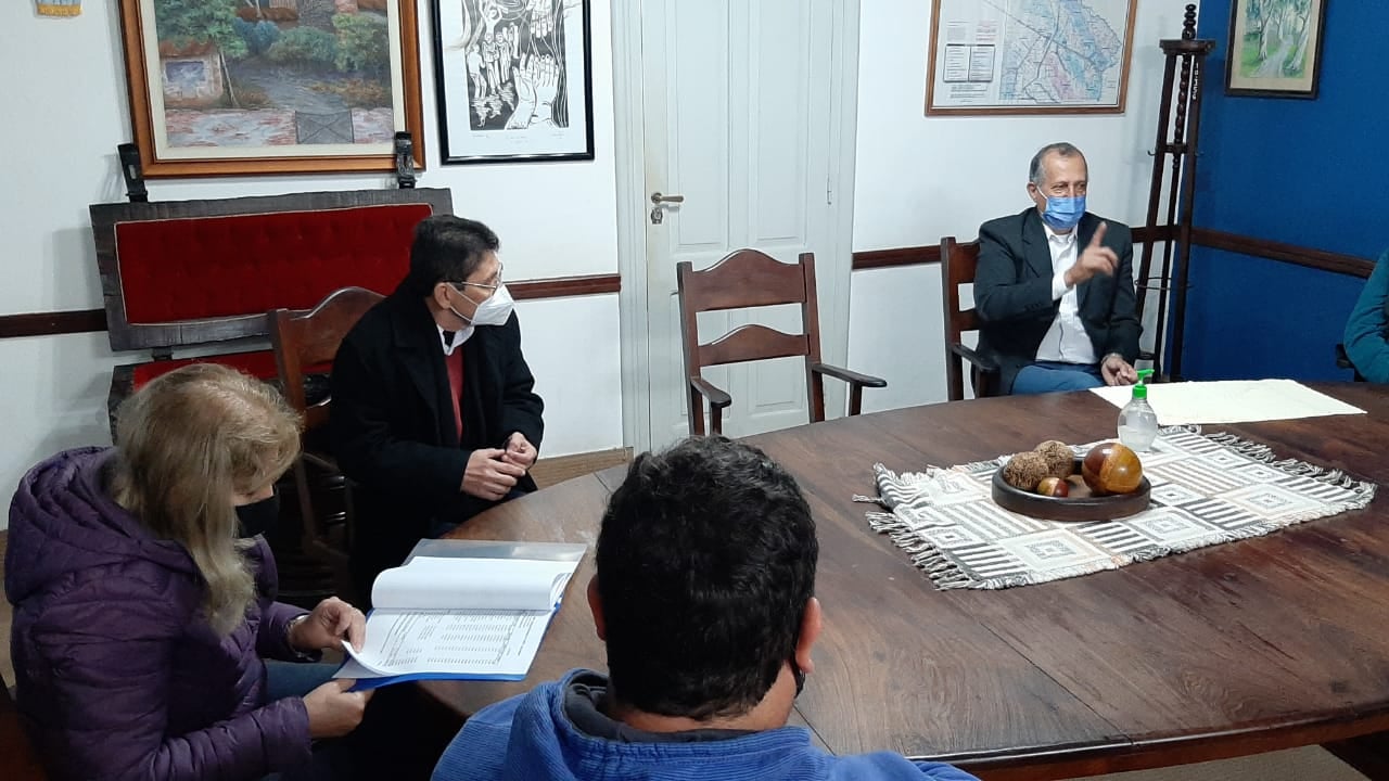 PAPP EN REUNIÓN DE GABINETE SE REFIRIÓ A LAS OBRAS QUE SE EJECUTAN EN LA CIUDAD