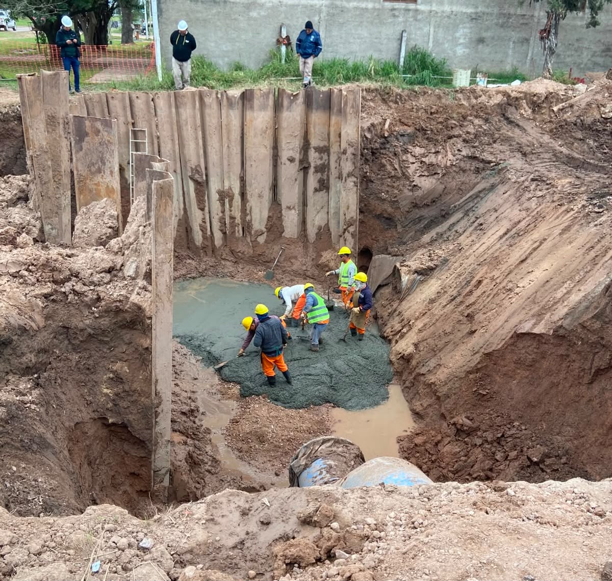 *EN S&Aacute;ENZ PE&Ntilde;A, SAMEEP AVANZA CON LOS TRABAJOS PARA POTENCIAR EL SEGUNDO ACUEDUCTO*