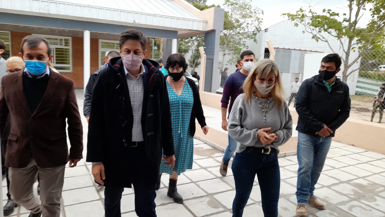 INFRAESTRUCTURA ESCOLAR: TROTTA RECORRIÓ OBRAS EN CHACO DE CARA AL REGRESO PROGRESIVO A LA PRESENCIALIDAD CUIDADA