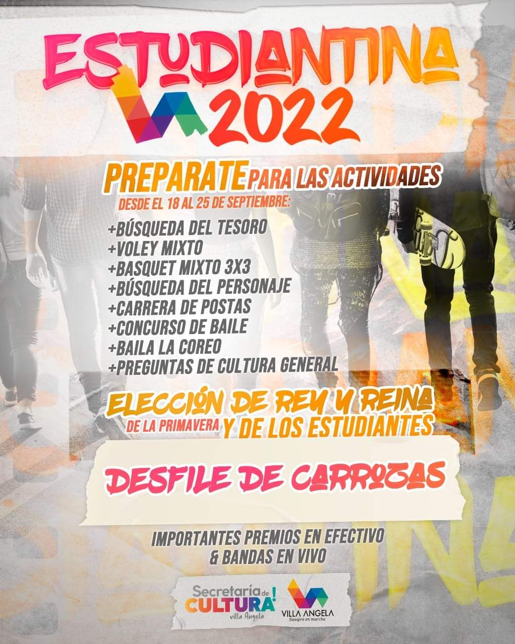 VILLA ANGELA : ARRANCA LA ESTUDIANTINA 2022 Y EL TORNEO DE VOLEY MIXTO
