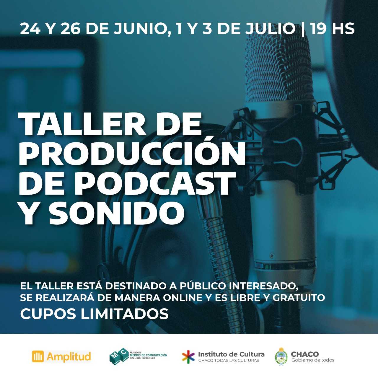 Brindan un taller de producción de podcast y sonido