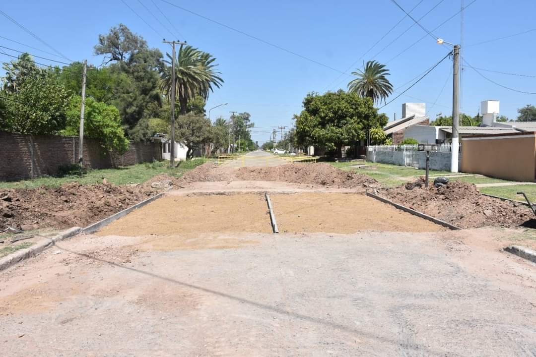 VILLA ANGELA :AVANZAN LAS OBRAS EN LA CIUDAD