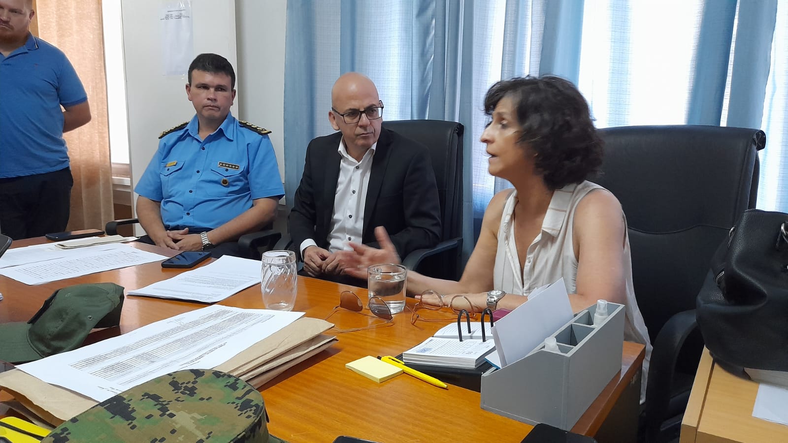 *ROBO DE LA AERONAVE: EN VILLA ÁNGELA, ZALAZAR RATIFICÓ LA DISPOSICIÓN DE TODOS LOS RECURSOS PARA INVESTIGAR EL CASO*