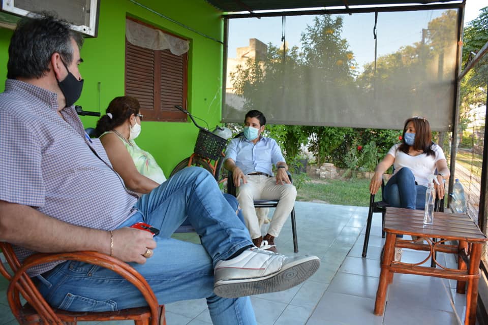 SUSANA MAGGIO: RECIBIO LA VISITA DEL VOCAL DEL IPDUV