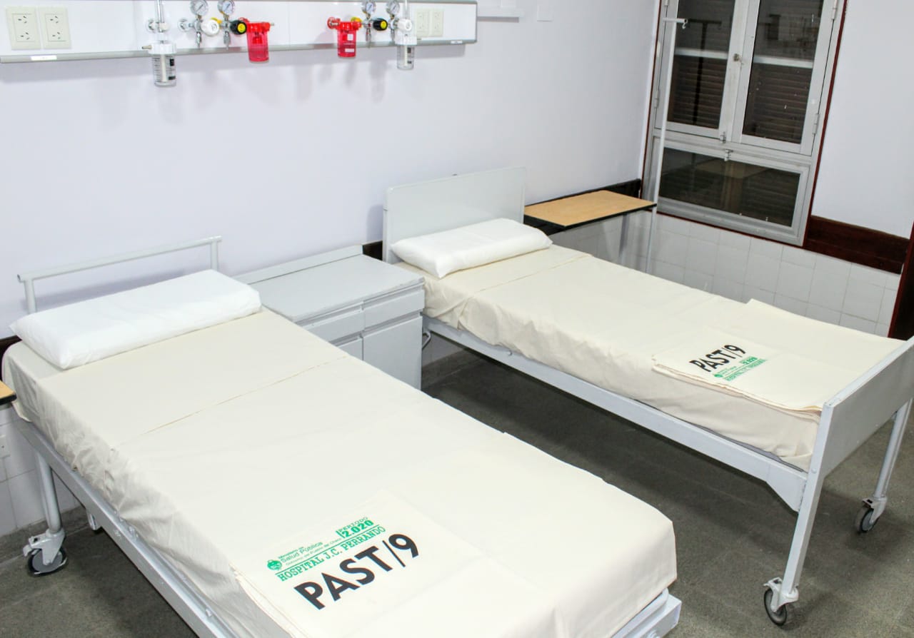 PLAN DE CONTINGENCIA COVID-19: HABILITAN OTRAS 56 CAMAS EN EL HOSPITAL PERRANDO