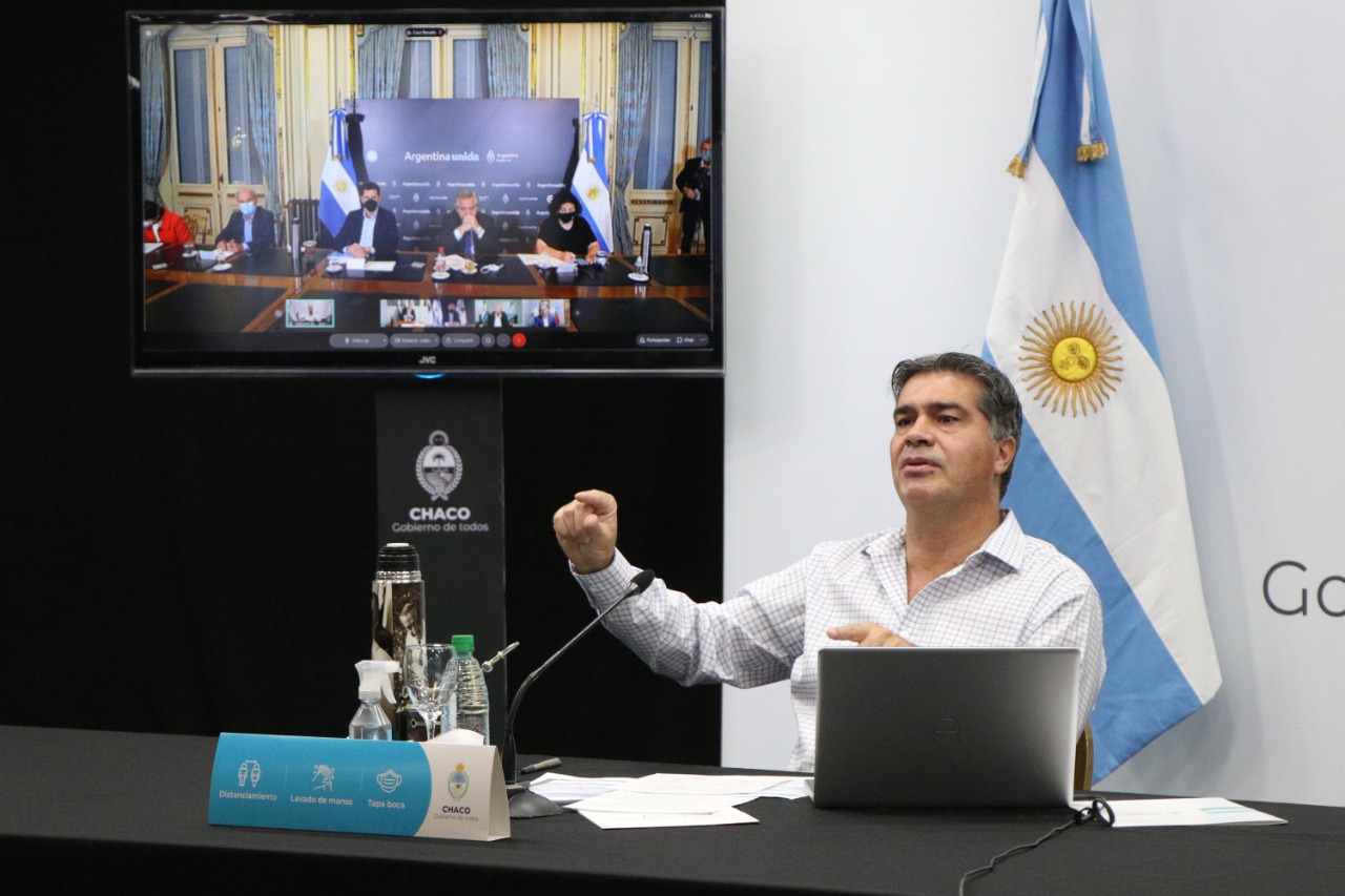 *ANÁLISIS DE MEDIDAS EN PANDEMIA: CAPITANICH Y GOBERNADORES DEL NORTE GRANDE PARTICIPARON DE VIDEOCONFERENCIA CON EL PRESIDENTE ALBERTO FERNÁNDEZ*
