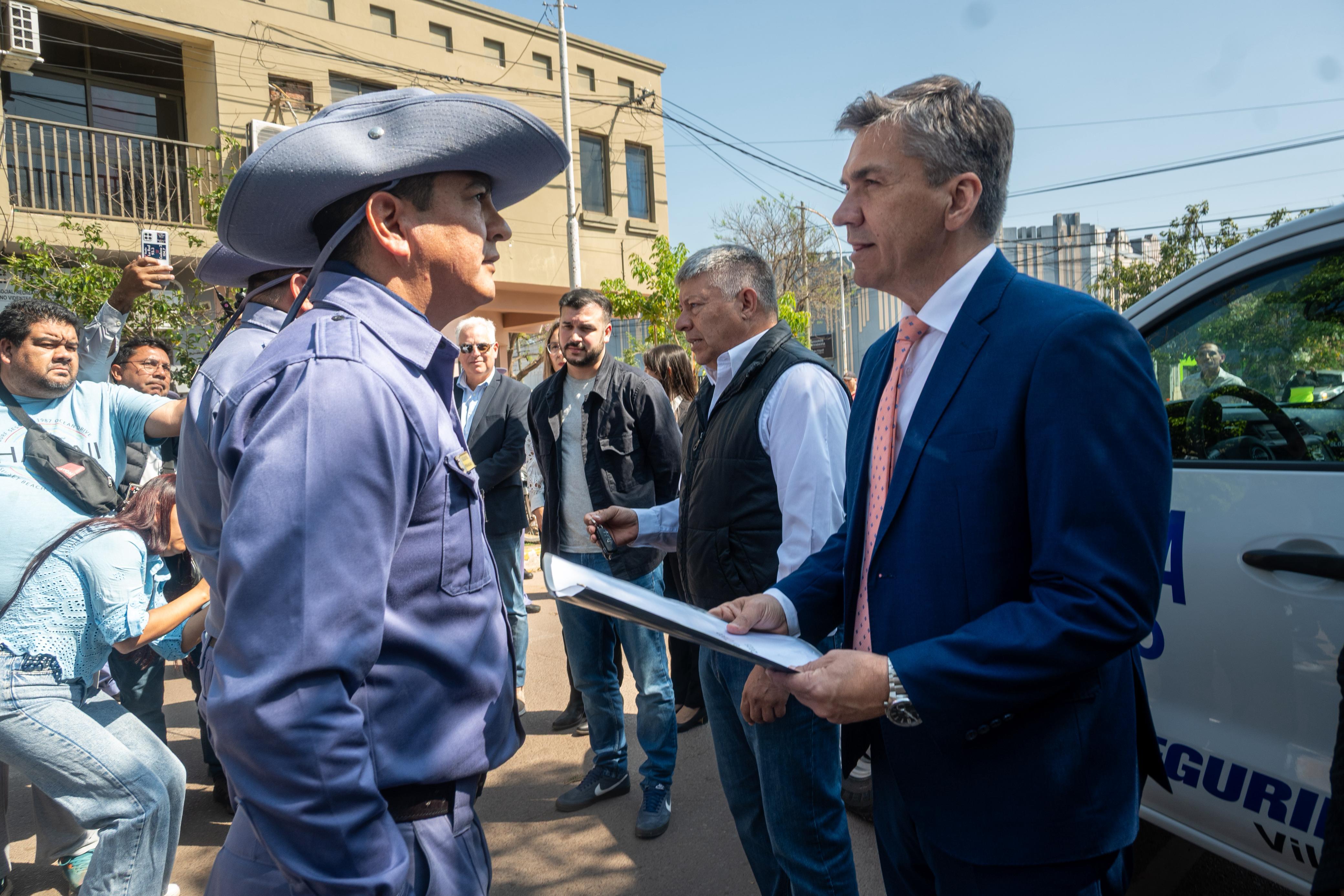 PLAN PROVINCIAL DE SEGURIDAD: SE ENTREGARON NUEVOS PATRULLEROS PARA VILLA ÁNGELA