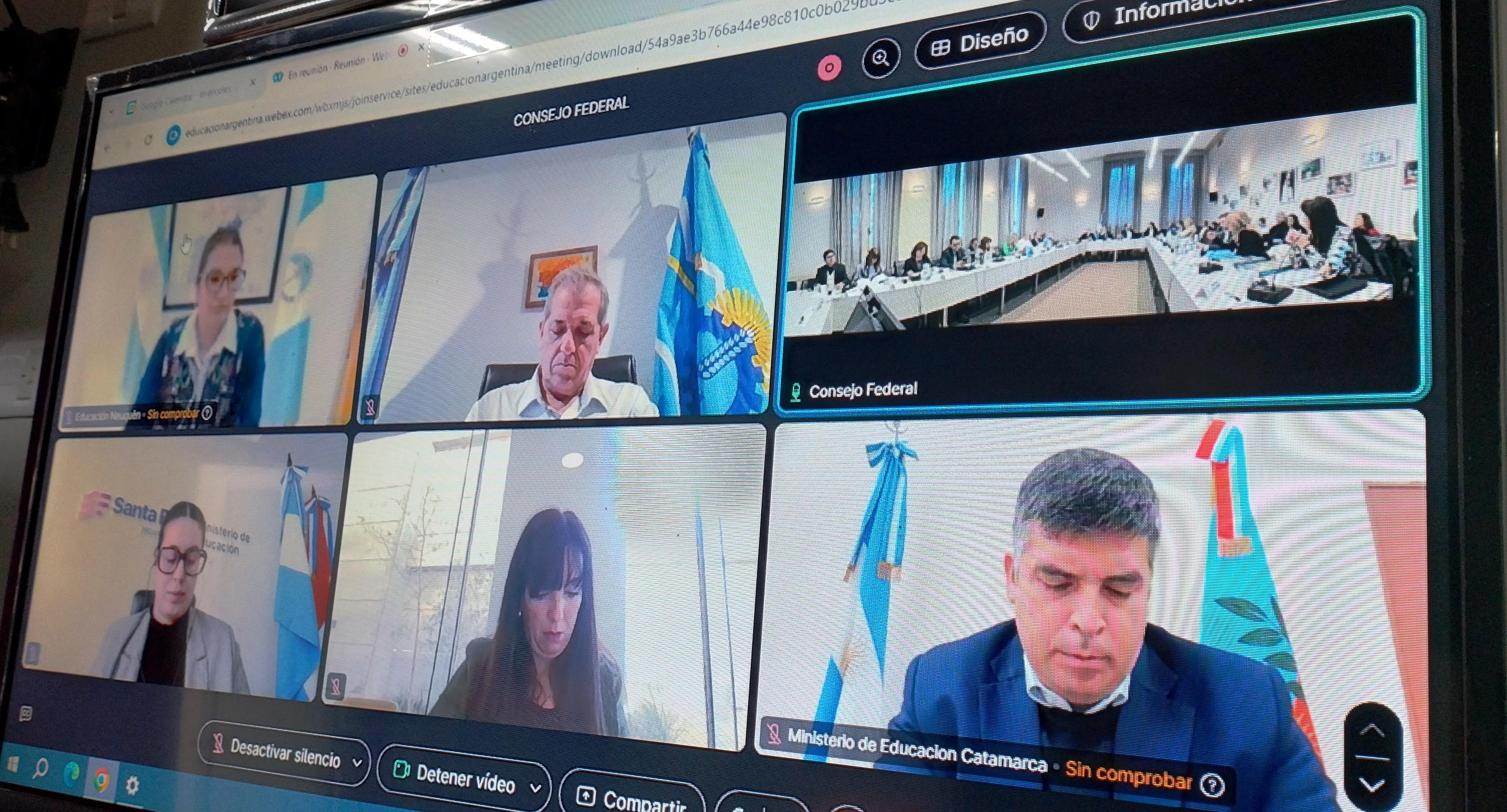 CHACO PARTICIPÓ EN EL CONSEJO FEDERAL DE EDUCACIÓN: ALFABETIZACIÓN, SECUNDARIA, Y OTROS TEMAS